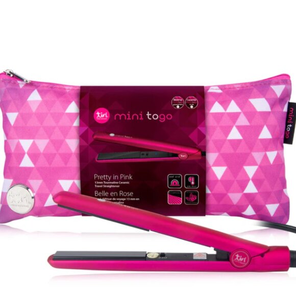 Mini ToGo Flat Iron with Travel Carrying Bag - Picture 2 of 3